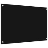 Rivestimento da Cucina Nero 90 x 60 cm vetro temperato
