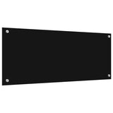 Rivestimento da Cucina Nero 100 x 40 cm vetro temperato