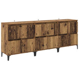 Sideboards 3 pcs Legno vecchio 60 x 35 x 70 cm