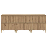 Sideboards 3 pcs Rovere artigianale 60 x 35 x 70 cm