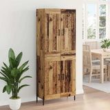 Credenza 2 pcs Legno vecchio Legno truciolato