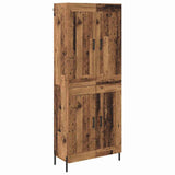 Credenza 2 pcs Legno vecchio Legno truciolato