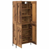 Credenza 2 pcs Legno vecchio Legno truciolato