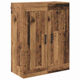 Credenza 2 pcs Legno vecchio Legno truciolato
