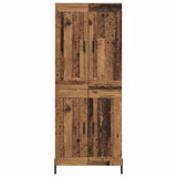 Credenza 2 pcs Legno vecchio Legno truciolato