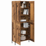 Credenza 2 pcs Legno vecchio Legno truciolato