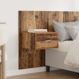 Testata con Comodino 3 pcs Legno vecchio Legno truciolato