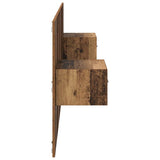 Testata con Comodino 3 pcs Legno vecchio Legno truciolato