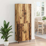 Credenza 2 pcs Legno vecchio Legno truciolato