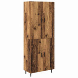 Credenza 2 pcs Legno vecchio Legno truciolato