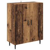 Credenza 2 pcs Legno vecchio Legno truciolato