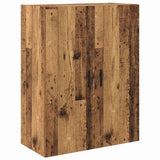 Credenza 2 pcs Legno vecchio Legno truciolato