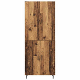 Credenza 2 pcs Legno vecchio Legno truciolato