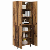 Credenza 2 pcs Legno vecchio Legno truciolato