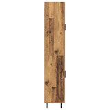 Credenza 2 pcs Legno vecchio Legno truciolato