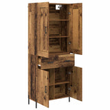 Credenza 2 pcs Legno vecchio Legno truciolato