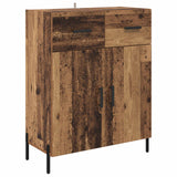 Credenza 2 pcs Legno vecchio Legno truciolato