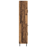 Credenza 2 pcs Legno vecchio Legno truciolato