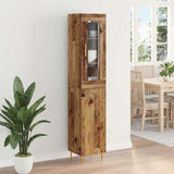 Credenza 2 pcs Legno vecchio Legno truciolato