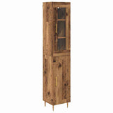Credenza 2 pcs Legno vecchio Legno truciolato