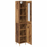 Credenza 2 pcs Legno vecchio Legno truciolato