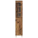 Credenza 2 pcs Legno vecchio Legno truciolato