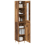 Credenza 2 pcs Legno vecchio Legno truciolato