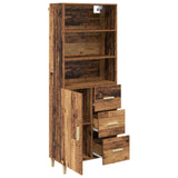 Credenza Legno vecchio 69,5 x 32,5 x 180 cm Legno truciolato