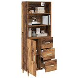 Credenza Legno vecchio 69,5 x 32,5 x 180 cm Legno truciolato