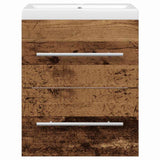 Armadio per Lavabo da Bagno Marrone 42 x 39 x 52 cm