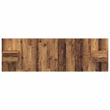 Testata con Comodino 3 pcs Legno vecchio Legno truciolato