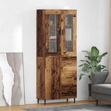 Credenza con cassetto 2 pcs Legno vecchio Legno truciolato