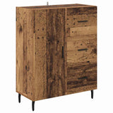 Credenza con cassetto 2 pcs Legno vecchio Legno truciolato