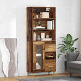 Credenza Legno vecchio 69,5 x 34 x 180 cm Legno truciolato