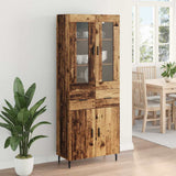 Credenza con cassetto 2 pcs Legno vecchio Legno truciolato