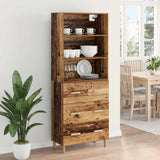 Credenza Legno vecchio 69,5 x 32,5 x 180 cm Legno truciolato