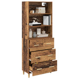 Credenza Legno vecchio 69,5 x 32,5 x 180 cm Legno truciolato