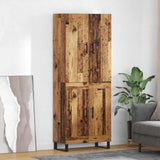 Credenza 2 pcs Legno vecchio 69,5 x 34 x 180 cm