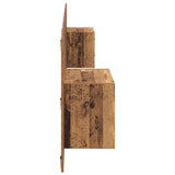 Testata con Comodino 3 pcs Legno vecchio Legno truciolato
