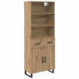 Credenza 2 pcs Rovere artigianale 69,5 x 34 x 180 cm