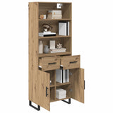 Credenza 2 pcs Rovere artigianale 69,5 x 34 x 180 cm