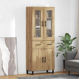 Credenza 2 pcs Rovere artigianale 69,5 x 34 x 180 cm