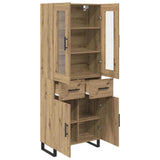 Credenza 2 pcs Rovere artigianale 69,5 x 34 x 180 cm