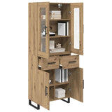 Credenza 2 pcs Rovere artigianale 69,5 x 34 x 180 cm