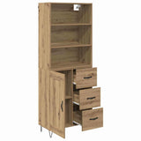 Credenza con cassetto Rovere artigianale 69,5 x 34 x 180 cm