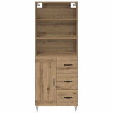 Credenza con cassetto Rovere artigianale 69,5 x 34 x 180 cm