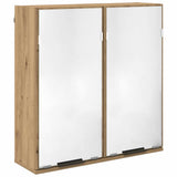 Set di Armadi da Bagno con lo scaffale 3 pcs Rovere artigianale