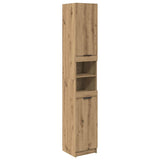 Set di Armadi da Bagno con lo scaffale 3 pcs Rovere artigianale