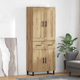 Credenza 2 pcs Rovere artigianale 69,5 x 34 x 180 cm