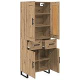 Credenza 2 pcs Rovere artigianale 69,5 x 34 x 180 cm